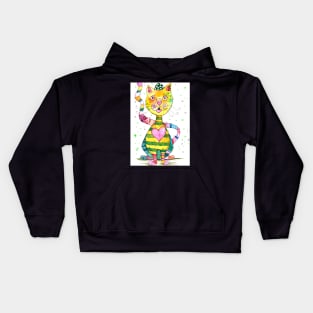 far too many cats in the Otherworld Kids Hoodie